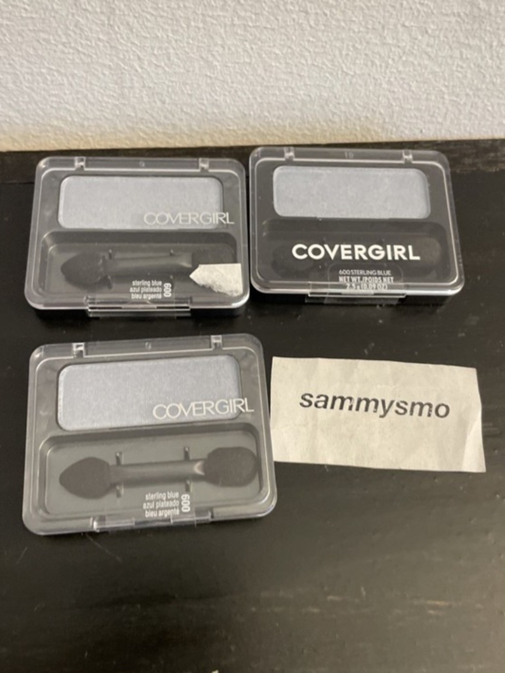 Covergirl Eye Enhancers Eyeshadow 600 Sterling Blue, Sealed x3
